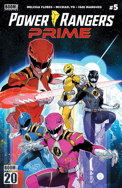 Power Rangers Prime 5 Comic Dan Mora Boom! Studios 2025
