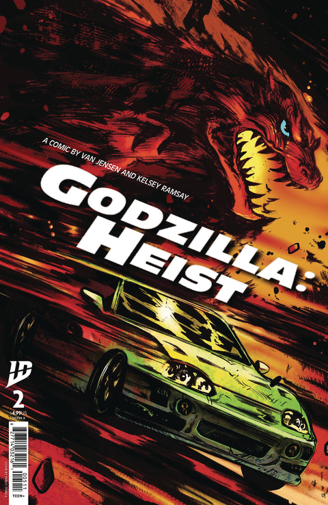 Godzilla: Heist 2 Comic Pablo Tunica Variant IDW Publishing 2025