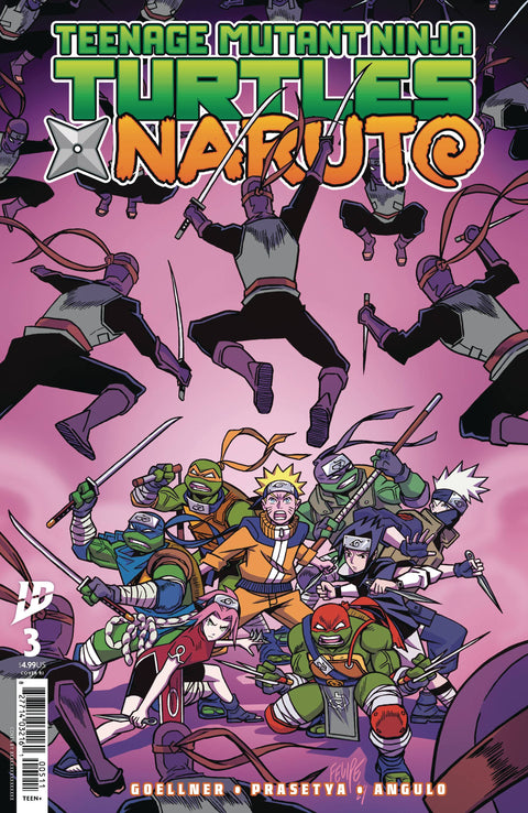 Teenage Mutant Ninja Turtles X Naruto 3 Comic Felipe Smith Incentive Variant (1:25) IDW Publishing 2025