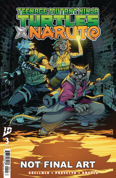 Teenage Mutant Ninja Turtles X Naruto 3 Comic Hendry Prasetya Variant IDW Publishing 2025