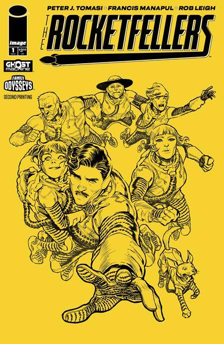 Rocketfellers 1 Comic 2nd Print Image Comics 2024