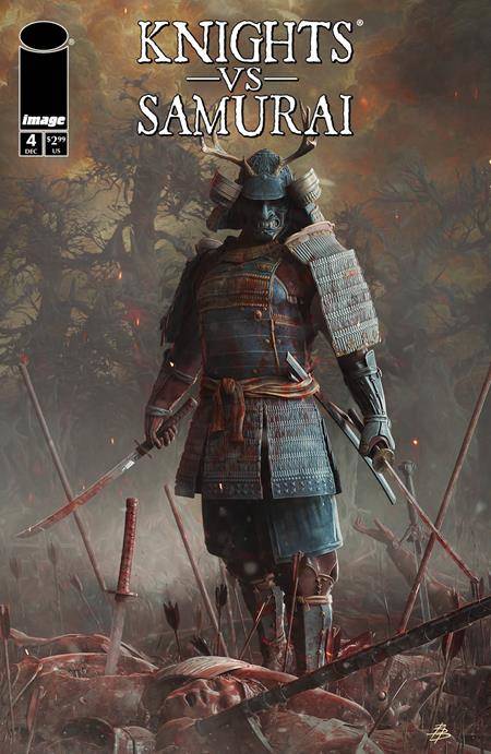 Knights vs. Samurai 4 Comic Björn Barends Variant Image Comics 2025
