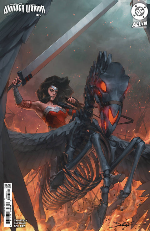 Absolute Wonder Woman 5 Comic Jeehyung Lee Variant DC Comics 2025