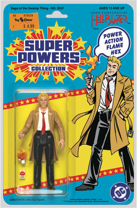 Swamp Thing, Vol. 2 37 Comic Alex Saviuk & Jason Geyer Action Figure Facsimile Variant DC Comics 2025