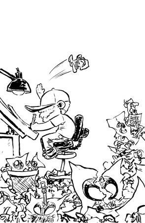 The Amazing Spider-Man, Vol. 6 70 Comic Skottie Young Incentive 8 Deaths of Spider-Man B&W Virgin Variant (1:100) Marvel Comics 2025