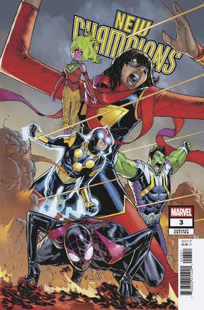 New Champions 3 Comic Humberto Ramos Reunion Variant Marvel Comics 2025