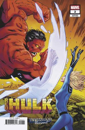 Red Hulk 2 Comic Greg Land Invisible Variant Marvel Comics 2025