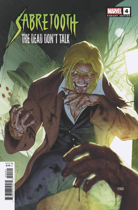 Sabretooth: The Dead Don't Talk 4 Comic Taurin Clarke Variant Marvel Comics 2025