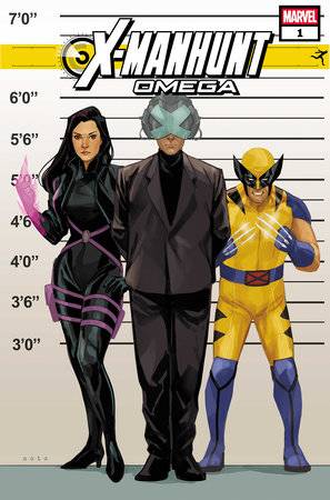 X-Manhunt Omega 1 Comic Phil Noto Connecting Variant Marvel Comics 2025