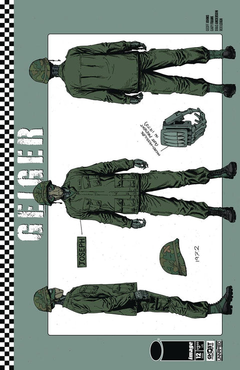 Geiger, Vol. 2 12 Comic Gary Frank Variant Image Comics 2025