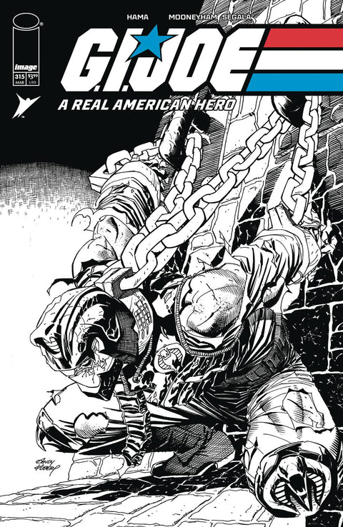 G.I. Joe: A Real American Hero 2023 (Image) 315 Comic Andy Kubert B&W Variant Image Comics 2025