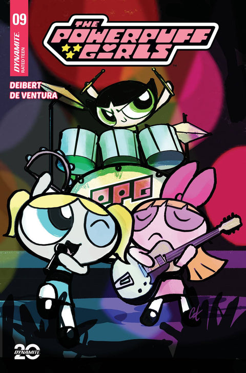 The Powerpuff Girls (Dynamite Entertainment) 9 Comic Cat Staggs Variant Dynamite Entertainment 2025