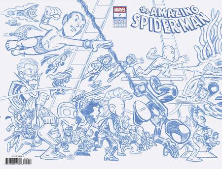 The Amazing Spider-Man, Vol. 7 2 Comic Chris Giarrusso Incentive Marvel Universe Connecting Sketch Variant (1:50) Marvel Comics 2025