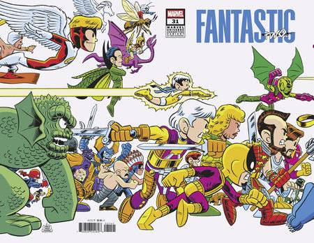 Fantastic Four, Vol. 7 31 Comic Chris Giarrusso Marvel Universe Connecting Variant Marvel Comics 2025