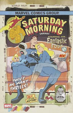 Fantastic Four, Vol. 7 31 Comic Sean Galloway Saturday Morning Variant Marvel Comics 2025