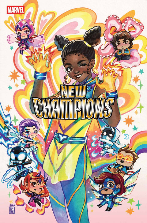 New Champions 4 Comic Rian Gonzales Variant Marvel Comics 2025
