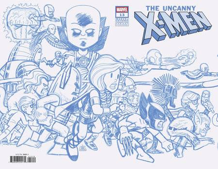 Uncanny X-Men, Vol. 6 13 Comic Chris Giarrusso Incentive Marvel Universe Connecting Sketch Variant (1:50) Marvel Comics 2025