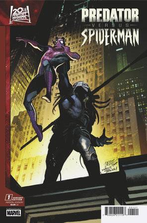 Predator Vs. Spider-Man 1 Comic Pepe Larraz Promo Variant Marvel Comics 2025