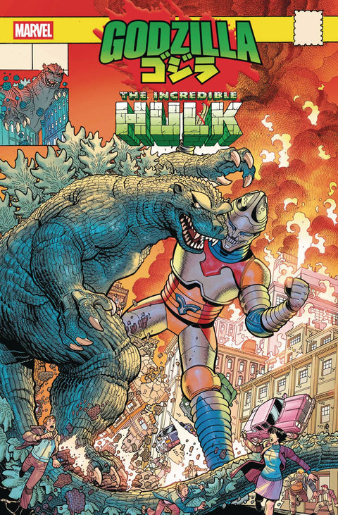 Godzilla vs. Hulk 1 Comic Nick Bradshaw Monster Homage Variant Marvel Comics 2025