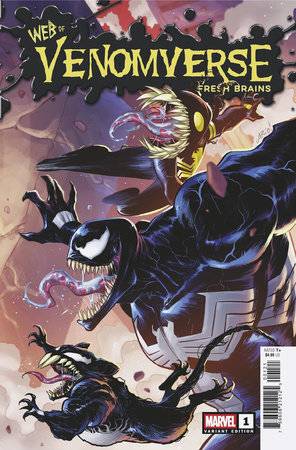 Web of Venomverse: Fresh Brains 1 Comic Ario Anindito Connecting Variant Marvel Comics 2025