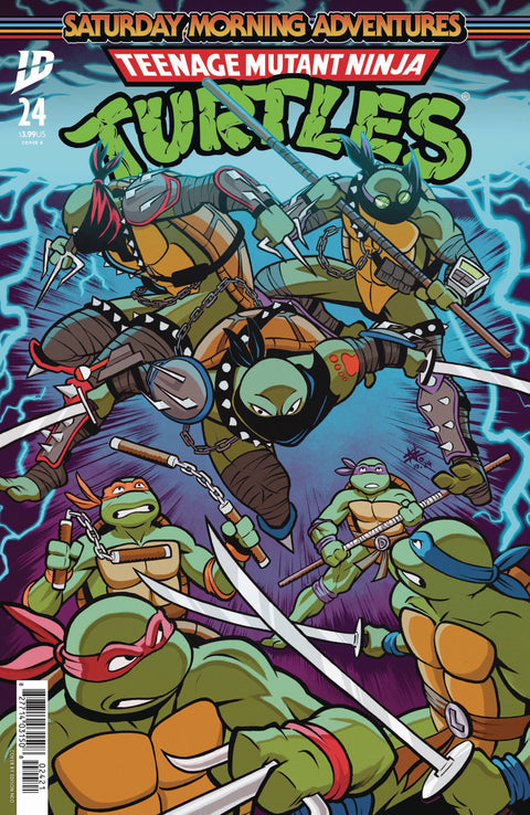 Teenage Mutant Ninja Turtles: Saturday Morning Adventures Continued 24 Comic Edison Neo Variant IDW Publishing 2025