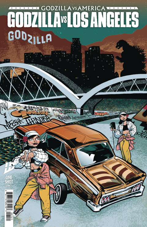 Godzilla Vs. America: Godzilla Vs. Los Angeles 1 Comic Cvr B Gonzo IDW Publishing 2025