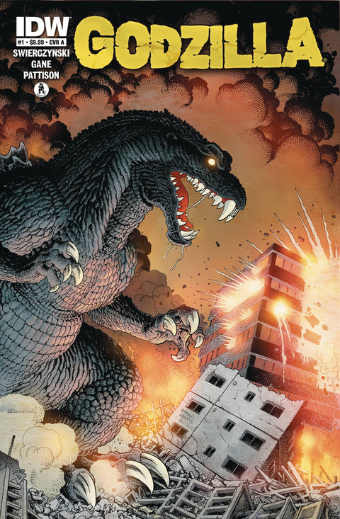 Godzilla 70th Anniversary Foil Classics: Godzilla 1 Comic Arthur Adams Regular IDW Publishing 2025