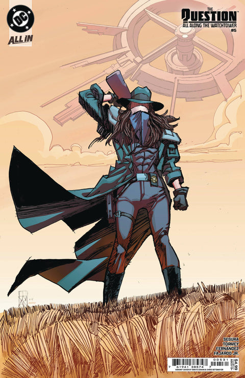 The Question: All Along The Watchtower 5 Comic Denys Cowan Variant DC Comics 2025