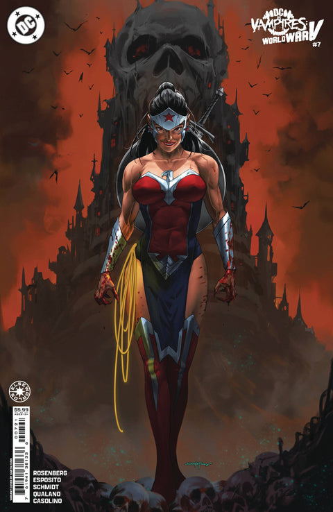 DC vs. Vampires: World War V 7 Comic Santa Fung Variant DC Comics 2025