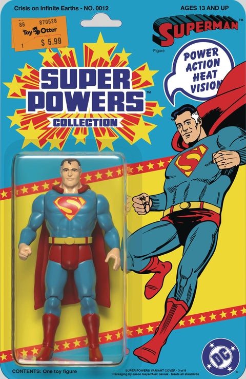 Crisis On Infinite Earths 12 Comic Alex Saviuk & Jason Geyer Action Figure Facsimile Variant DC Comics 2025