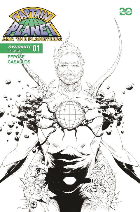 CAPTAIN PLANET #1 CVR L 10 COPY INCV LEE LINE ART (C: 1-1-2) DYNAMITE