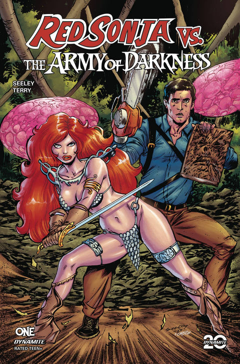 RED SONJA VS AOD #1 CVR B SEELEY DYNAMITE