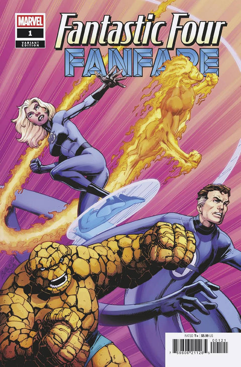 Fantastic Four: Fanfare 1 Comic Mark Bagley Variant Marvel Comics 2025