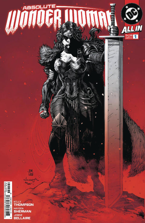 Absolute Wonder Woman 1 Comic 4th Printing Jim Lee DC Comics 2025