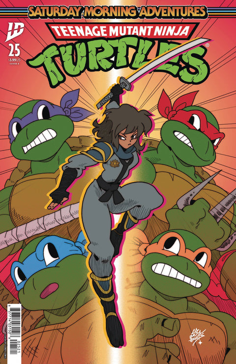 Teenage Mutant Ninja Turtles: Saturday Morning Adventures Continued 25 Comic Corey Lewis Variant IDW Publishing 2025