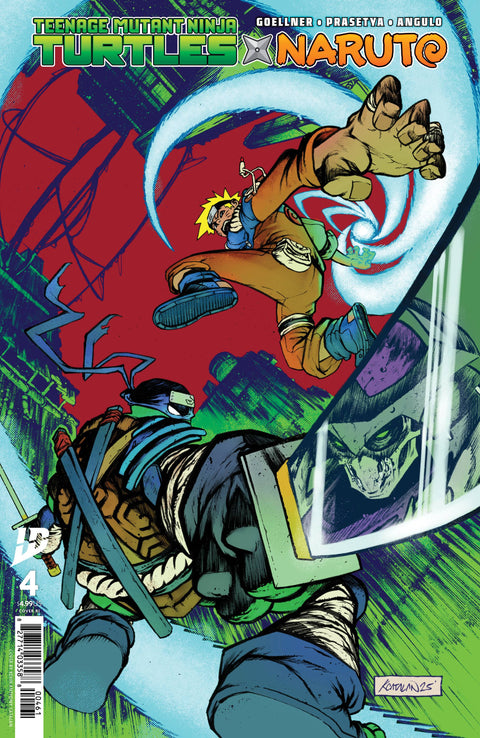 Teenage Mutant Ninja Turtles X Naruto 4 Comic 1:50 Kevin Anthony Catalan Incentive IDW Publishing 2025