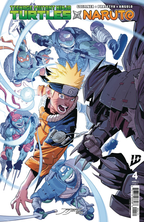 Teenage Mutant Ninja Turtles X Naruto 4 Comic Jorge Jiménez IDW Publishing 2025