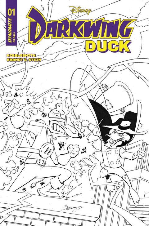 Darkwing Duck (Dynamite Entertainment), Vol. 2 1 Comic 1:7 Bagley Line Art Dynamite Entertainment 2025