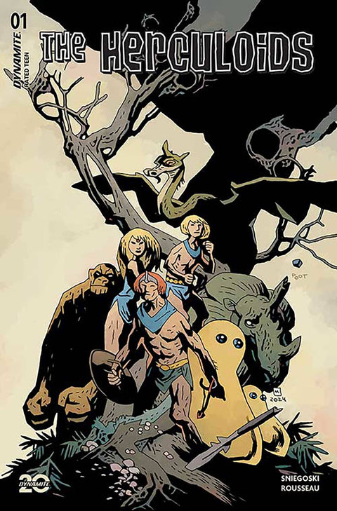 The Herculoids 1 Comic 1:10 Mignola Foil Dynamite Entertainment 2025