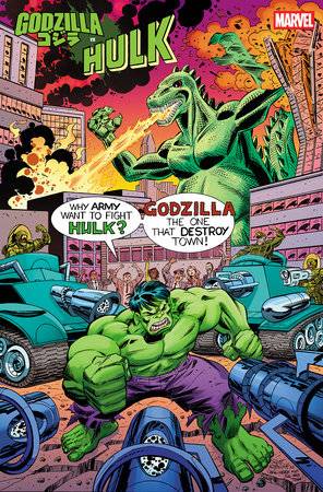 Godzilla vs. Hulk 1 Comic Scott Koblish Variant Marvel Comics 2025