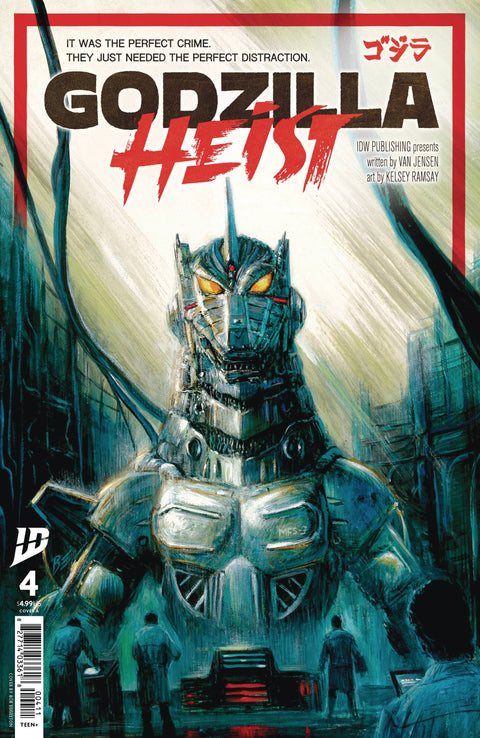 Godzilla: Heist 4 Comic Bob Eggleton IDW Publishing 2025