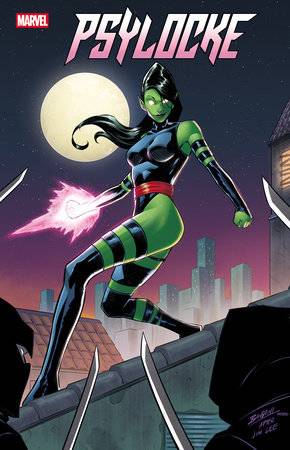 Psylocke, Vol. 2 7 Comic Michele Bandini Impossible Variant Marvel Comics 2025