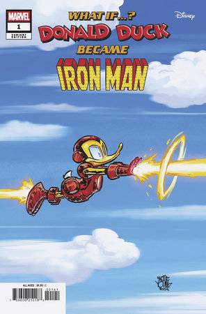 What If...? Donald Duck Became Iron Man 1 Comic Skottie Young Variant Marvel Comics 2025