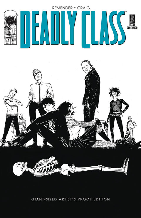 Deadly Class: Giant Sized Artists Proof Edition 1 Comic Wes Craig Image Comics 2025