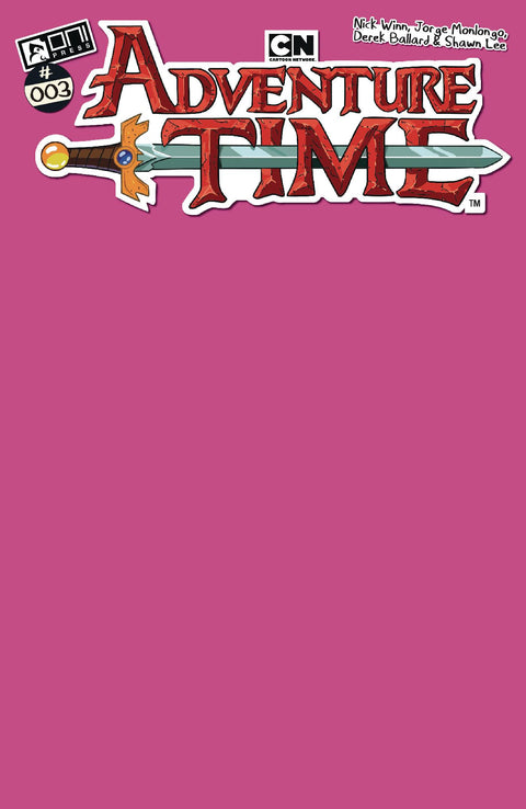 Adventure Time (Oni Press) 3 Comic Blank Pink Variant Oni Press 2025