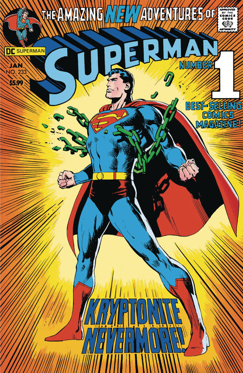 Superman, Vol. 1 233 Comic Facsimile Foil DC Comics 2025