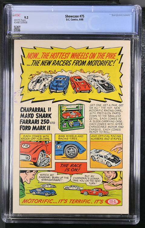Showcase #75 (CGC 9.2) (1968) 1st Hawk & Dove
