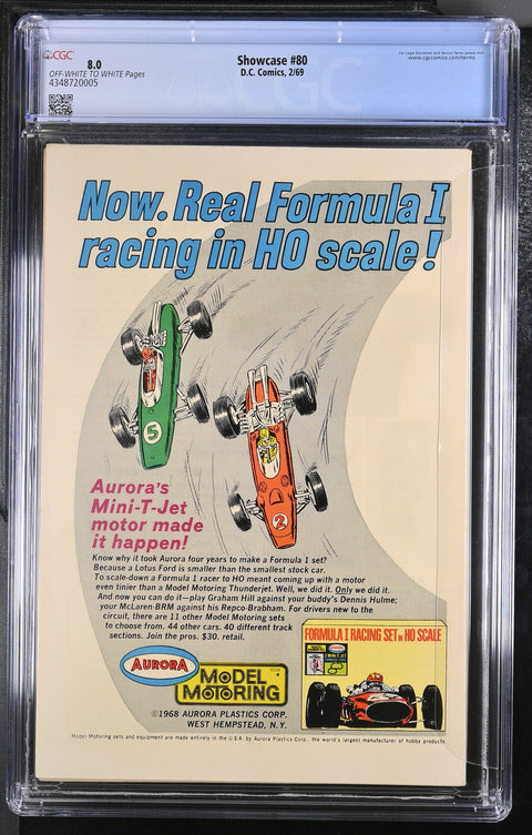 Showcase #80 (CGC 8.0) (1969) 1st Silver Age Phantom Stranger