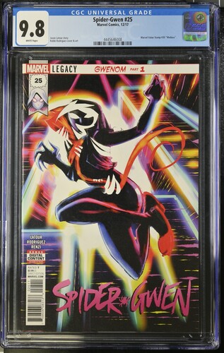 Spider-Gwen, Vol. 2 #25 (CGC 9.8) (Cvr A) (2017) 1st Gwenom