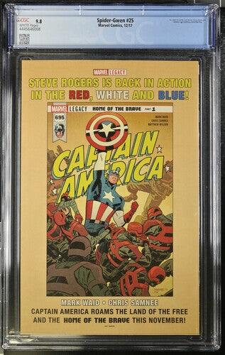 Spider-Gwen, Vol. 2 #25 (CGC 9.8) (Cvr A) (2017) 1st Gwenom